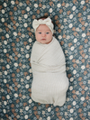 Midnight Floral Muslin Crib Sheet