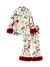 Martha May Red Trim Pajama Set