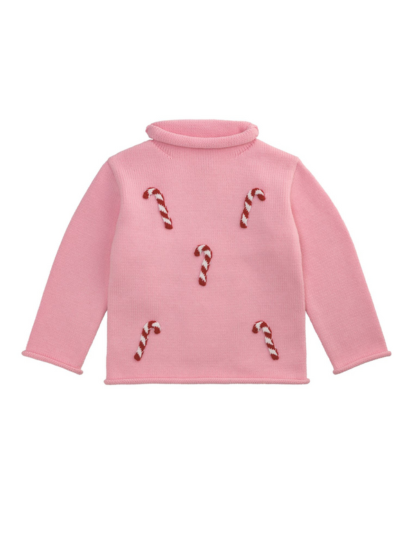 Candy Cane Rollneck Sweater
