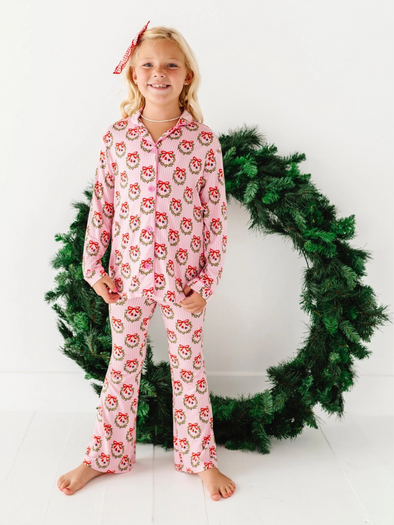 Sparkle and Spruce Flare Pajama Set
