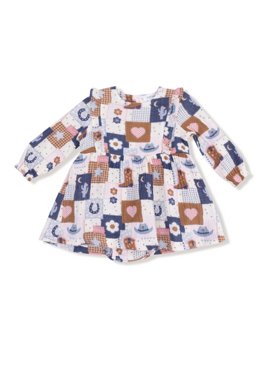 Patchwork Cowgirl Bubble