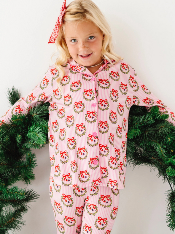 Sparkle and Spruce Flare Pajama Set
