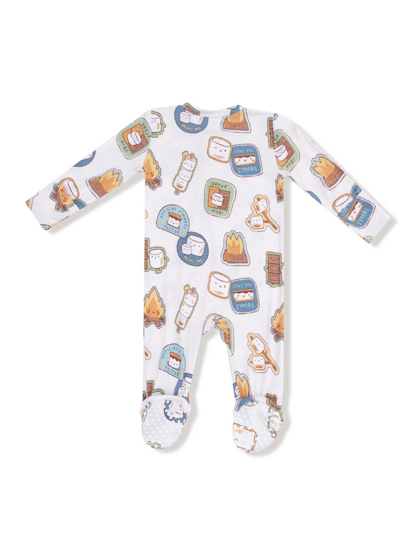 Smores Zipper Footie