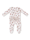 Future Cowgirl Ruffled Zipper Footie
