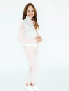 White Checker Puffer Vest