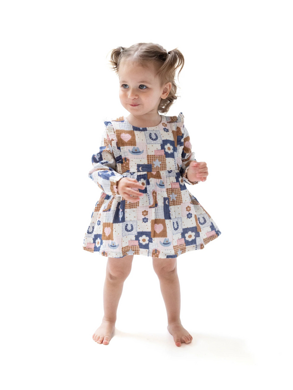 Patchwork Cowgirl Bubble