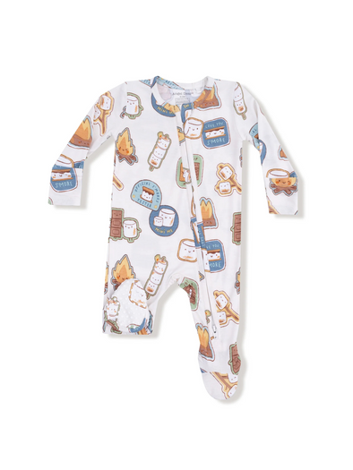Smores Zipper Footie