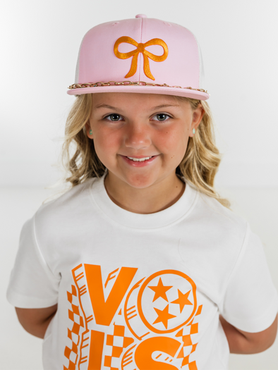 Pink With a Touch of Orange Snapback