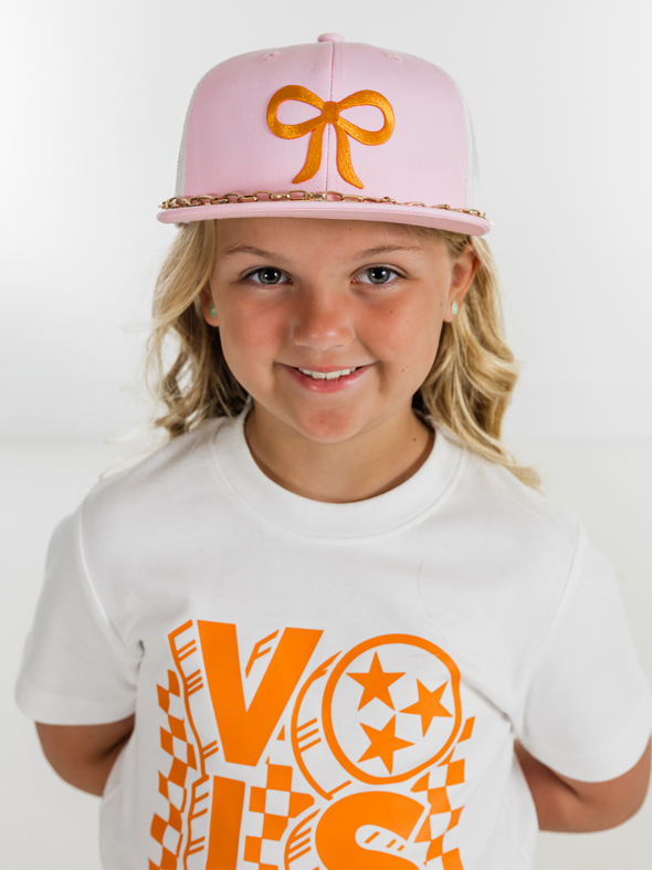 Pink With a Touch of Orange Snapback