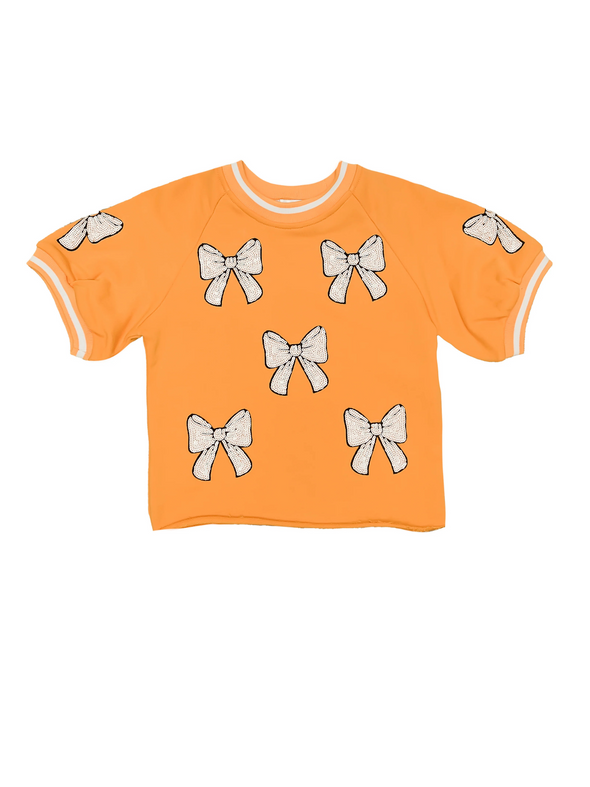 Sassy Sequin Bow Top