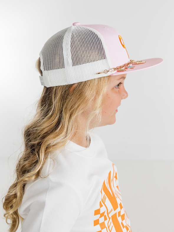 Pink With a Touch of Orange Snapback