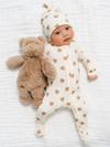 Teddy Zipper Footie