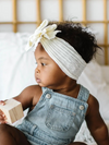 Biscuit Waffle Textured Headband Bow