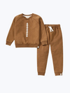 Acid Wash Football Jogger  Set