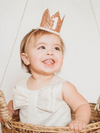 Rose Gold "1" Glitter Crown