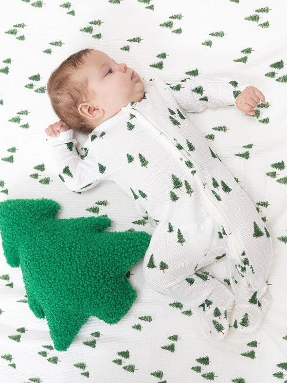 Tiny Forest Zipper Footie