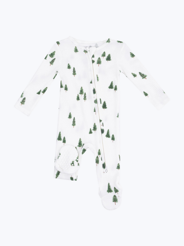 Tiny Forest Zipper Footie