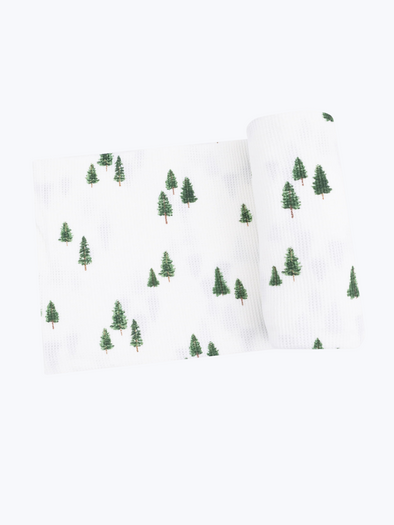 Tiny Forest Swaddle Blanket