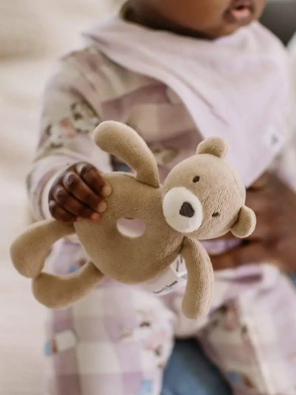 Bear Plush Baby Rattle
