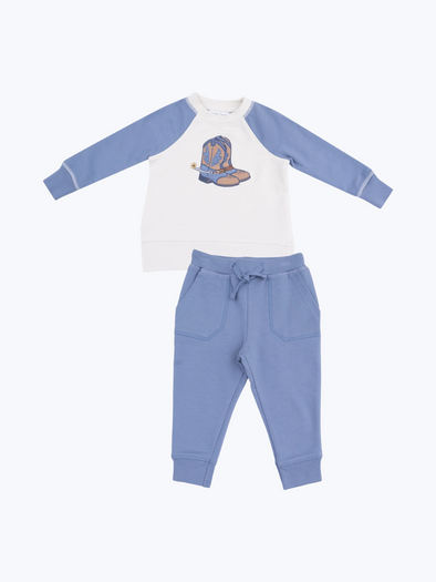 Country Calico Sweatshirt & Jogger Set