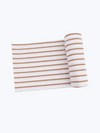 Vintage Brown Stripe Swaddle Blanket