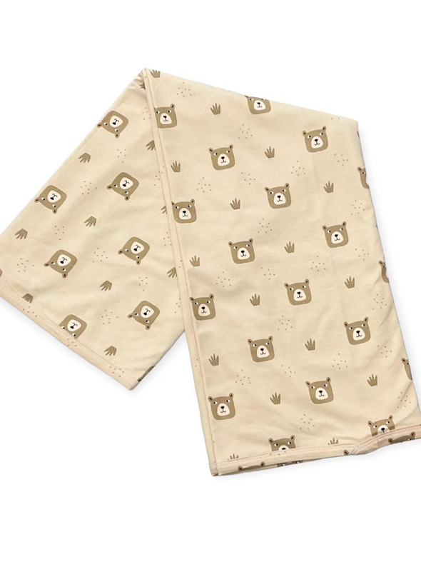 Bears Reversible Baby Blanket