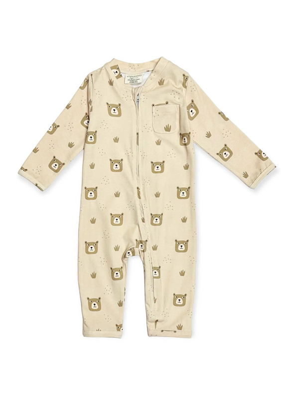 Organic Cotton Bear Jumpsuit