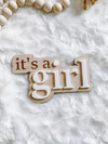 It's a Girl Announcement Sign