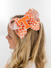 Gingham Power T Grosgrain Bow