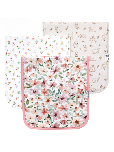 Copper Pearl Natalie Burp Cloths