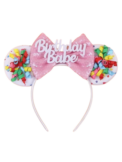 Minnie Birthday Babe Headband