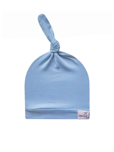 Copper Pearl Robin Top Knot Hat