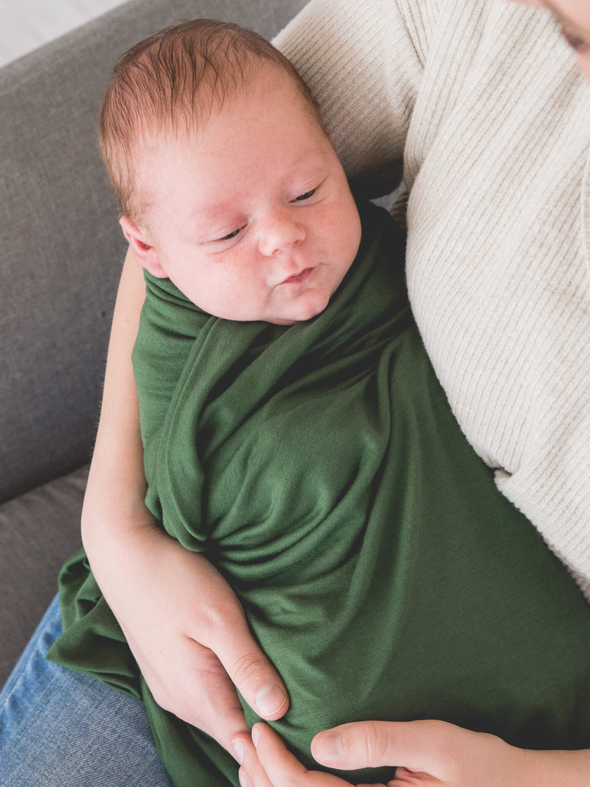 Copper Pearl Alder Swaddle Blanket