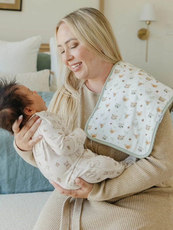 Copper Pearl Wilder Burp Cloths