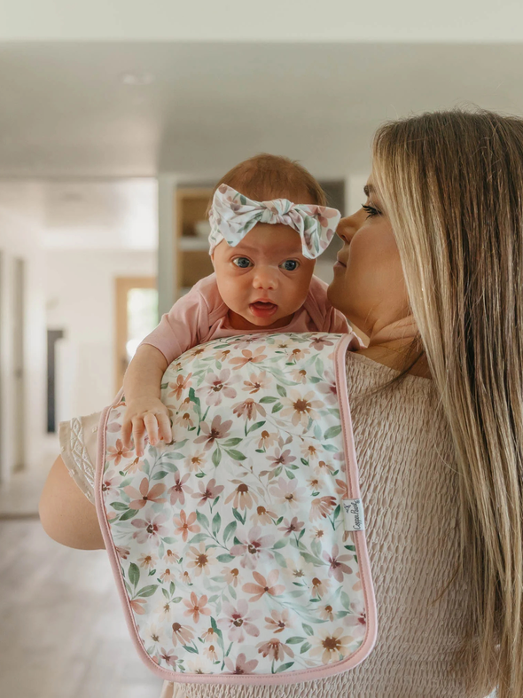 Copper Pearl Natalie Burp Cloths