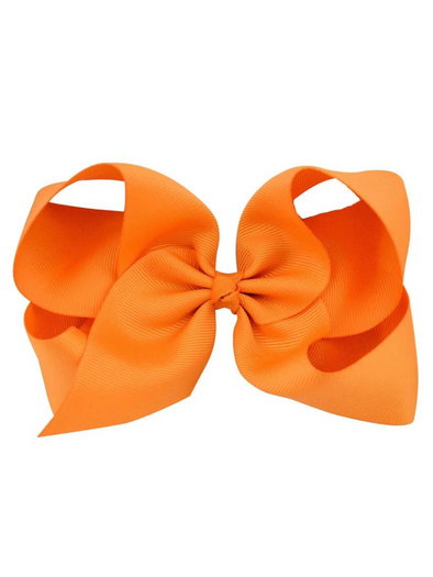 TN-Orange Hair Clip Bow