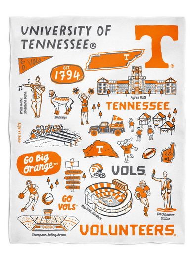 University Of Tennessee Plush Blanket