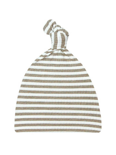 Indy Ribbed Top Knot Hat