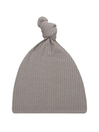 Beau Ribbed Top Knot Hat