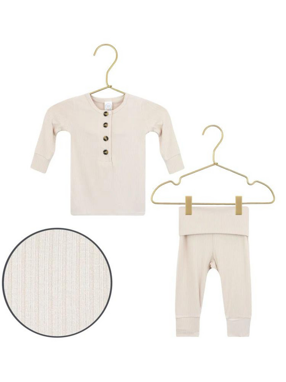 Cove Ribbed Top + Bottoms