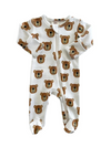 Baby Bear Organic Zip Footie