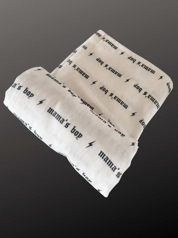 Mama's Boy Muslin Swaddle