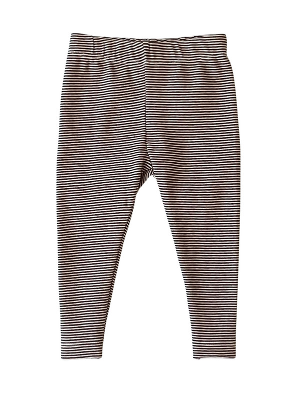 Jersey Brown Striped Leggings