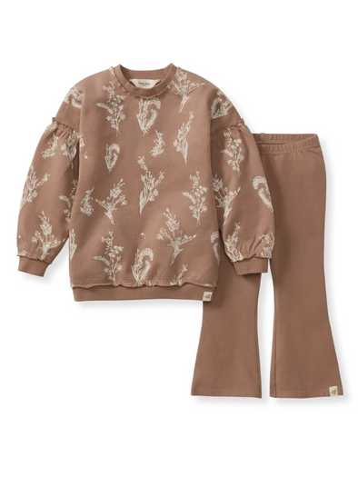 Little Wild Flower Sweatshirt Set