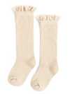 Vanilla Fancy lace Knee High Socks
