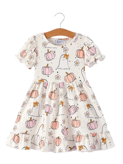 Ghosty Pumpkin Halloween Dress