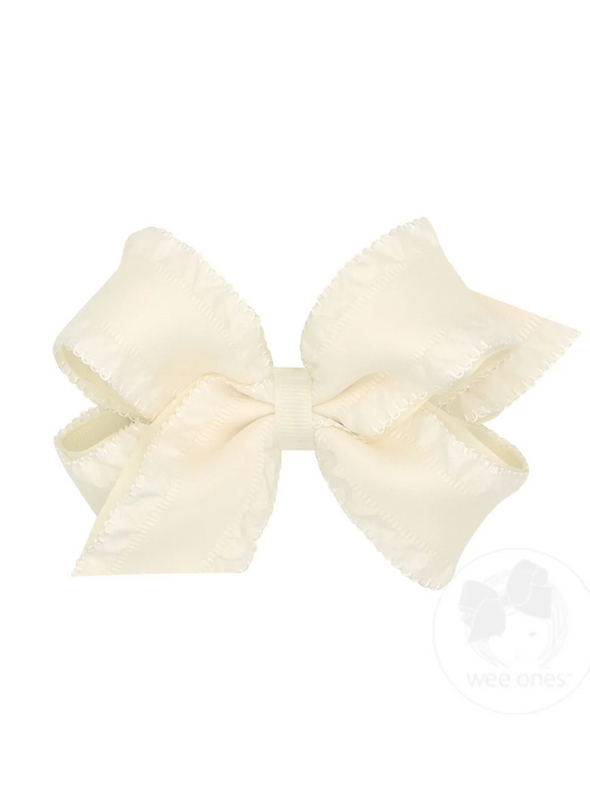 Medium Overlay Ruffle Bow