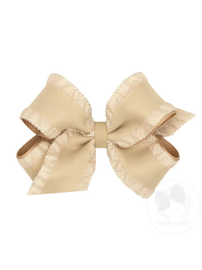Medium Overlay Ruffle Bow