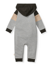 Color Block Hooded Jumpsuit