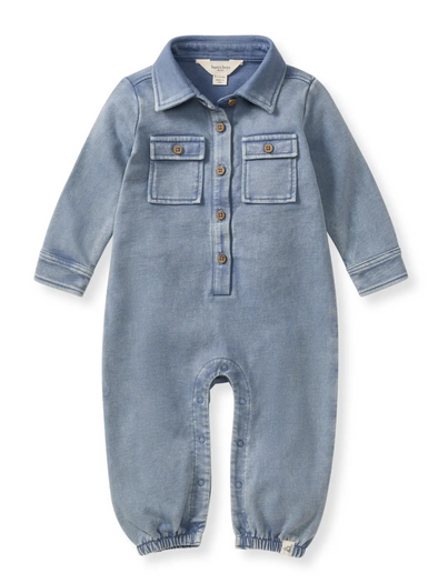 Acid Wash Jumpsuit